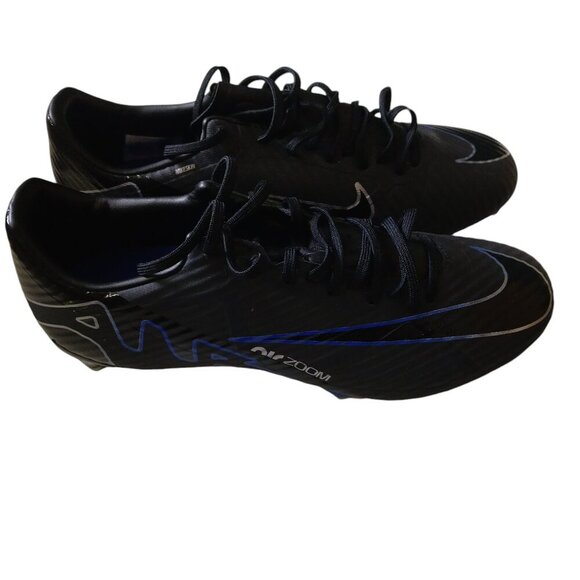 NIKE Air ZOOM MERCURIAL VAPOR 15 Women's 7.5 ACADEMY FG BLACK BLUE DJ5631-040 - Picture 1 of 8